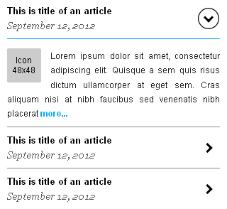 Screenshot of light version